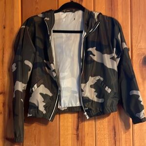 Camouflage Zip-Up Jacket